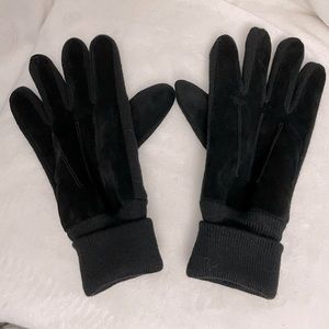 Bass Men’s Black Leather Gloves Size Large